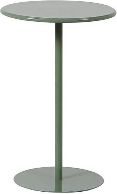 Bartafel Groen - Pubtafel Keukentafel - Koken en Eten - Volledig Metalen Smeedijzer - 60x60x72cm - Groen