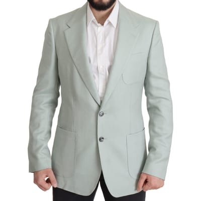 Dolce & Gabbana Groene Kasjmier Heren Blazer Heren Jacket
