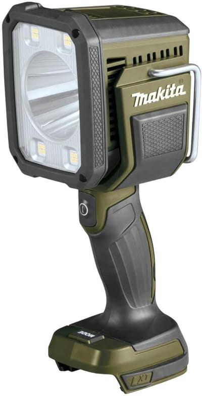 Makita DML 812 O Accu-handschijnwerper 18 V 1250 lm LED Olijfgroen Outdoor Adventure speciale editie Solo - zonder accu, zonder oplader