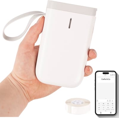 Crafts&Co Labelprinter - Labelmaker - Label Writer - Met App - Wit