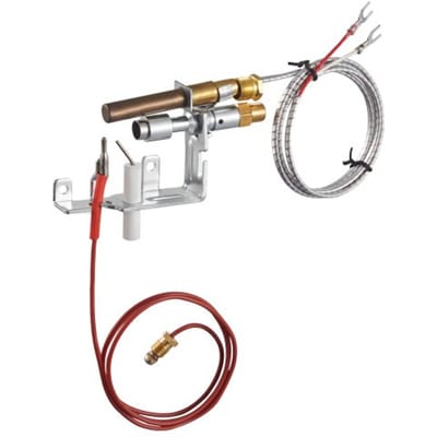VEVOR aardgaswaakvlambrander, OE 103779-01, PP231, NG8218 aardgasontsteker voor open haarden, compatibel met modellen CIVF-25, CIVF-25CF, VFH-33M, VFH-33R, VFH-33T, VFHS-20R, VFSR-16, VFSR-18