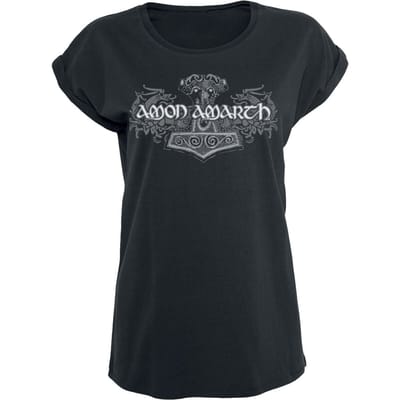 Amon Amarth T-shirt - Viking Horses - S tot 5XL - voor Vrouwen - zwart