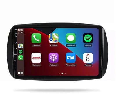 CarPlay autoradio geschikt voor Smart Fortwo | 2015 t/m 2019 | 9 inch | Android 14 | Draadloos Apple CarPlay & Android Auto | 2015 2016 2017 2018 2019 | Cartronix CTX-117430