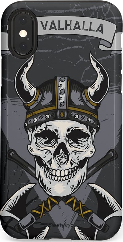 Casetastic Hoesje Geschikt voor Apple iPhone X/Xs - Stijlvolle Beschermende Duo-layer Case - Valhalla