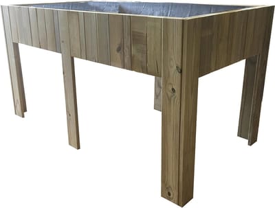 Grote plantentafel - Kweektafel hout - Planten verzorgen - Behandeld grenenhout - 150 x 80 cm - Natuurlijk