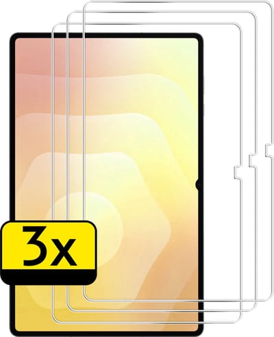 Screenprotector - Geschikt voor Samsung Galaxy Tab S11 Ultra - 3 Stuks - Extra Sterk - Beschermglas - Gehard Glas - Tempered Glass - Screen Protector