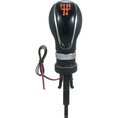 Pommeau de levier de vitesse de voiture LED, remplacement manuel de levier de poignée de tête à 6 vitesses pour Vauxhall Opel Buick 5 speed noir