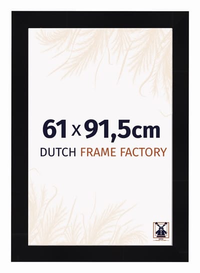 Fotolijst 61x91,5 cm - MDF - Zwart Hoogglans - Praag