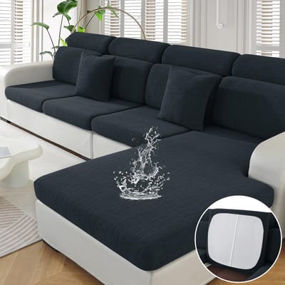 Unyqoos ® Elastische en Waterafstotende Bankhoes met Uniek Geometrisch Patroon voor Universele Pasvorm