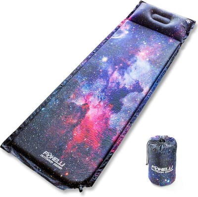 Slaapmat - Kampeer mat - Buiten slapen - Zelfopblazend - 183 cm - Universum