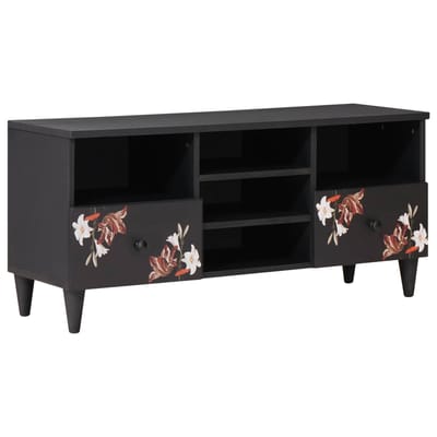vidaXL - Opbergkasten - Multikleur - 100 - x - 33,5 - x - 46 - cm - Massief - Mango - Hout