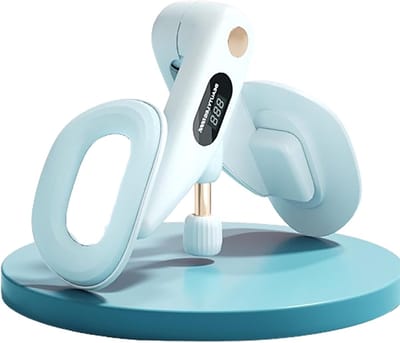 Macaron-kleurige beenstrainer, dijvormer, trainingsapparaat voor de binnendijen, unisex Kegel-trainingsproducten（Blauw）