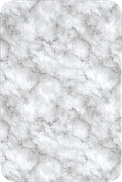 Badmat 60x90 cm - Antislip - Grijs - Marmer - Klassiek - Aders - Badmatten voor badkamer - Badkamermat - Douchemat - Badkamer mat