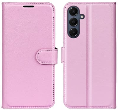 Coverup Hoesje - Geschikt voor Samsung Galaxy A17 Hoesje - Coverup Book Case - Roze