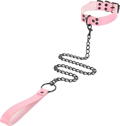 Smart Moves - Eenvoudige Collar met Leiband - Roze