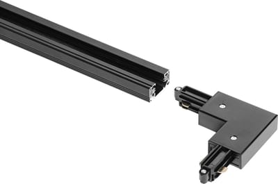 LEDVANCE TRACKLIGHT 9-Â° hoekconnector, zwart, optioneel