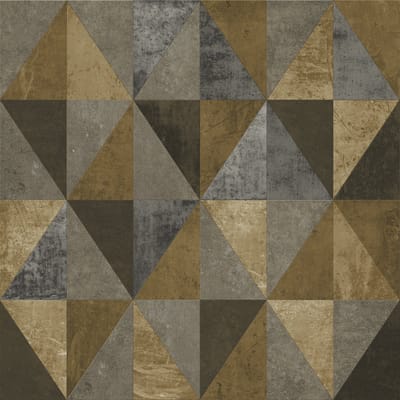 RETRO BEHANG GOUD GRIJS ZWART 22566