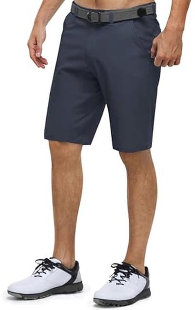 Golfshorts voor heren - Korte, stretch en sneldrogende bermuda met 5 zakken en 3 theehouders