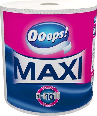 Ooops! Keukenpapier Maxi XXXL 500 vellen 2-laags