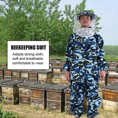 Combinaison de protection apicole professionnelle Apiculture Apiculteur Équipement de protection(XL) XL black