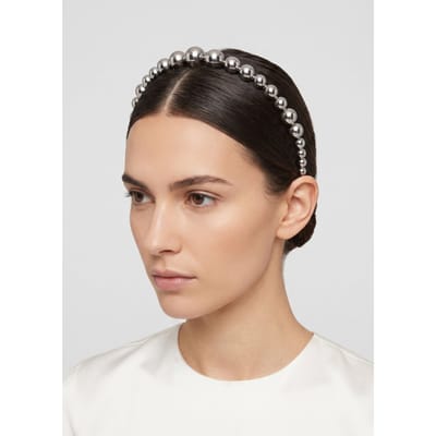 & Other Stories St Bell Bead Aliceband Silver Maat: OS | Haaraccessoires Outlet | Dames | Zilver