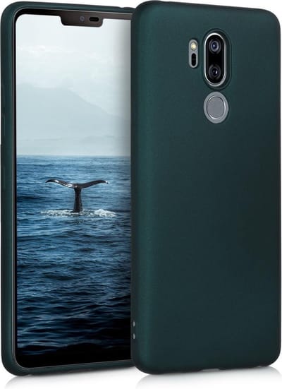 kwmobile telefoonhoesje geschikt voor LG G7 ThinQ / Fit / One - Hoesje voor smartphone - Back cover in metallic petrol