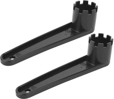 JHUBERS- Inlaatventiel 2-Pack - Inflatieventiel - Bootaccessoires - Opblaasbare Boten/Kano's - Lichtgewicht - Duurzaam TPU-Materiaal - Ventielsleutel