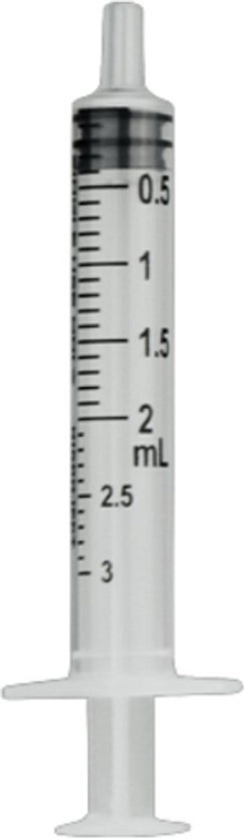 Rieba® Wegwerpspuit 2-3ML - Doseerspuit - Garneerspuit - Spuit Zonder Naald - Universeel Gebruik - 1 Stuk