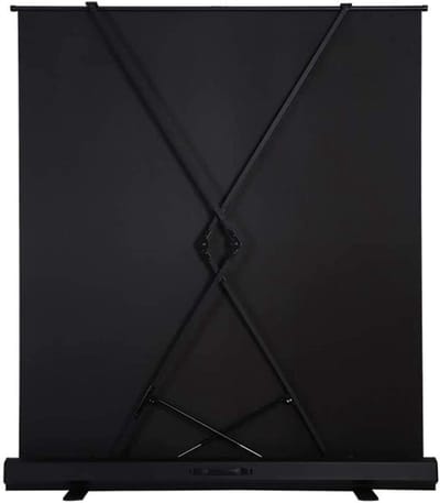 Draagbaar projectiescherm - Projectiedoek - Home cinema - Handmatig oprolbaar - 72 inch - Mat wit
