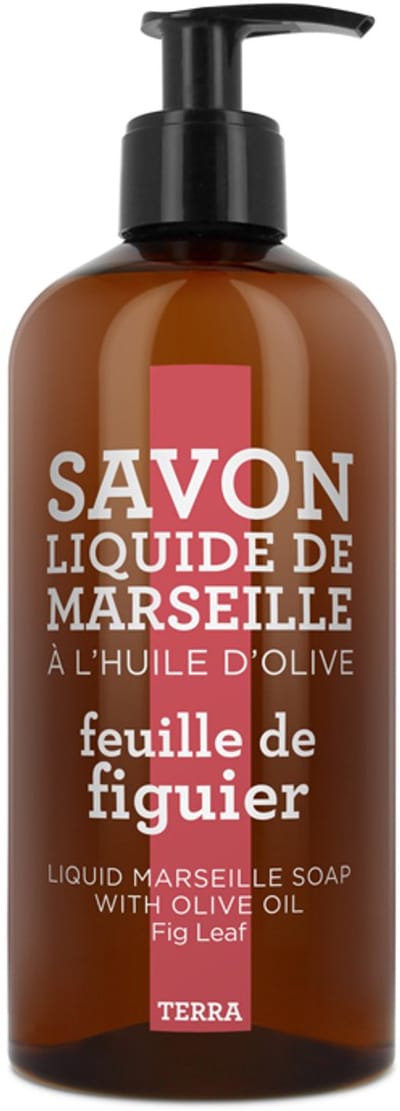 Savon de Marseille Zeep Vloeibaar | Handzeep op basis van olijfolie "Feuille de Figuier" - vijgenblad - 500 ml