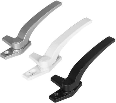 Raamgreep Aluminiumlegering - Uitschuifbare Greep - Kozijn Beveiligen - Gladde Handgreep - 1 stuk - Wit