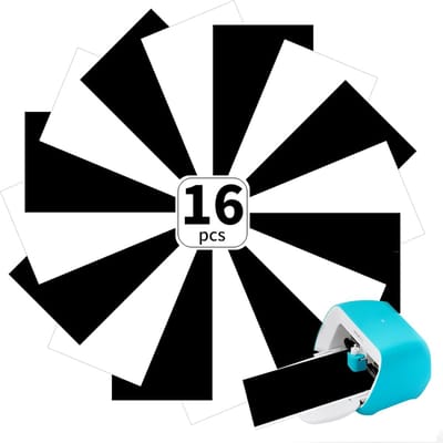 Smart Iron On Strijkfolie - 16 Stuks 14 x 30,5 cm - Vinyl met Warmteoverdracht voor Kleding en Stoffen