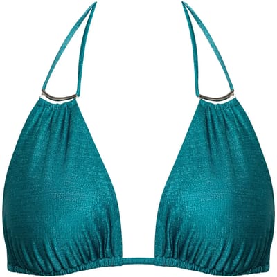 Bikini Lisca Haltertop driehoekig zwempak BLUE LAGOON