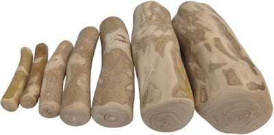 De-Tail Koffiehout kauwstok voor honden in verschillende maten XXL / 19-21 cm 6-8 cm dik