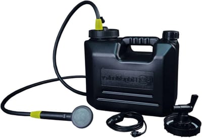 Outdoor Power Shower - Draagbare Douche - Kamperen Vissen - Waterdichte Behuizing - 33 x 19 x 31 cm - Grijs