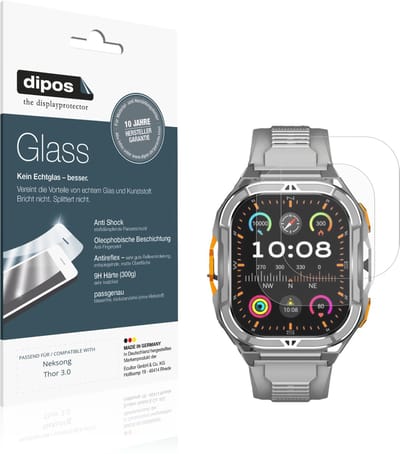 dipos – 2x Matte Pantserfolie geschikt voor Neksong Thor 3.0 | 9H Screenprotector