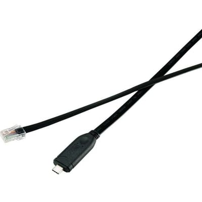 Renkforce USB-C, RJ45 Adapterkabel Voor consolepoort (router/switch) 1.80 m Zwart
