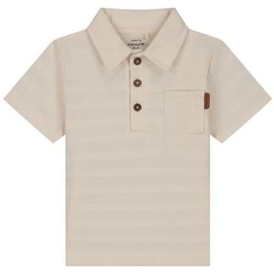 Prénatal peuter polo Dark Off-White 74 heren