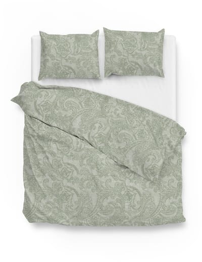 Zohome Dekbedovertrek Paisley-di-Lino - Abstract Bedlinnen - 200x220 - Groen - Dekbedhoes van 100% Katoen
