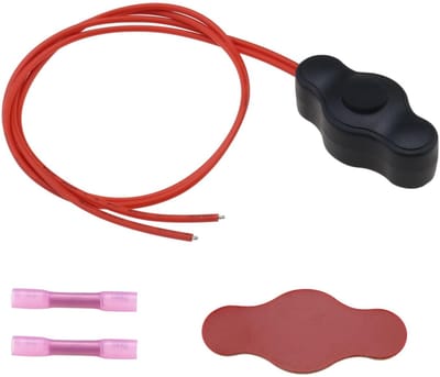aladdien - Waterproof Push Button Switch Kit - 12V On-Off Switch - Eenvoudige installatie - LED Accentverlichting - Geschikt voor Motoren en Auto's