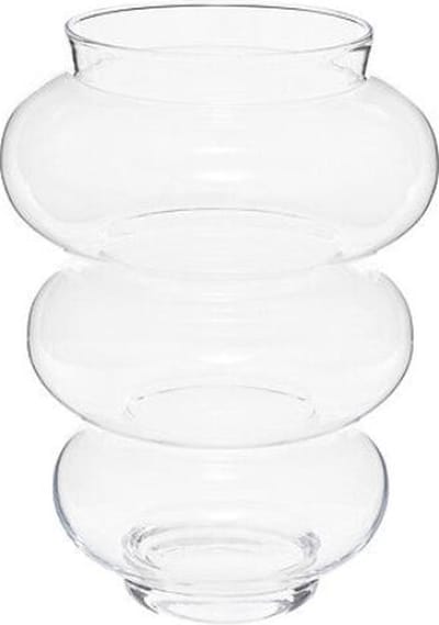 Atmosphera Matali dubbele vaas Ø26xH35cm - Lichtgroen - 2 in 1