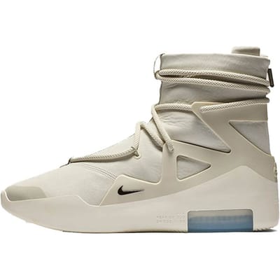 Nike Air Fear Of God 1 Light Bone Unisex Sneakers Wit Zwart AR4237-002 40 beige