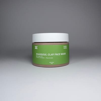 Rhassoul Lava Klei & Argan Olie Gezichtsmasker - Rhassoul Lava Clay & Argan Oil Face Mask - Gezichtsmasker