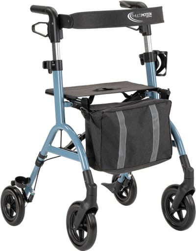 MultiMotion - Urban rollator - Lichtgewicht - Inklapbaar - Blauw