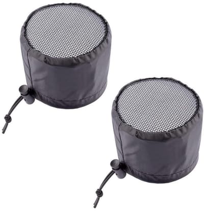Dailygoods- Ontluchtingsafdekking Waterdicht - 2 x 10,2 cm - Kanaalfilternet - Stofdicht Gaas - Ventilatie - Elastiekbandontwerp - Ventilatiefilter