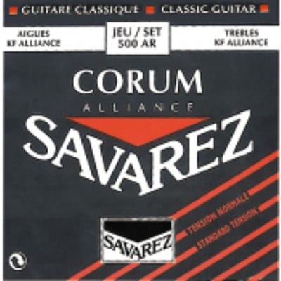 snarenset klassieke gitaar - 500-AR - KF composite fiber silverwound Corum normal tension