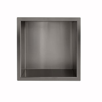 Sanifun Demir inbouwnis 300 x 300 x 100 gunmetal