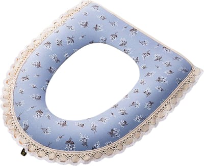 Nivard Wc Bril Hoes - Toiletbril Cover - Toiletbril - Wc Deksel - Wasbaar - Verwarmde Wc Bril - (Niet Elektrisch) - Zacht - Wolk - Blauw