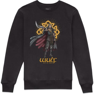 Lord Of The Rings Wulf Pose Sweatshirt - Black - S