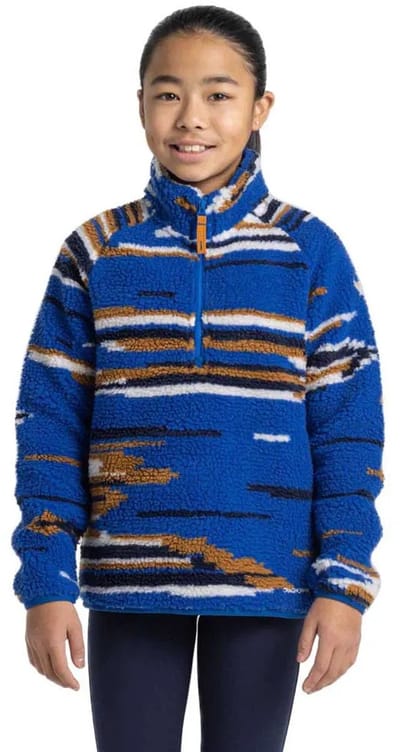 Craghoppers Tivoli Fleece Met Halve Rits Blauw 11-12 Years Kinderen